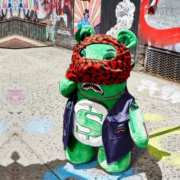 Sprayground Accessories Sprayground Sold Out Limited Edition Nwt Money Bear Backpack Green
